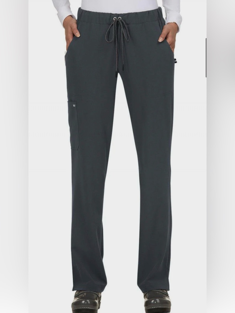 Women’s Dark Gray Drawstring SCRUB PANTS